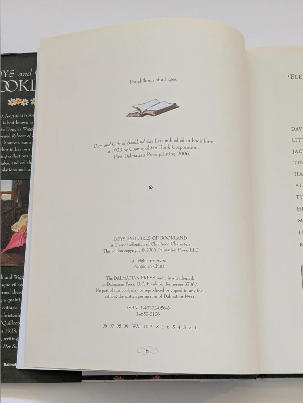 Boys and Girls of Bookland - A Classic Collection of Childhood Characters, 2006